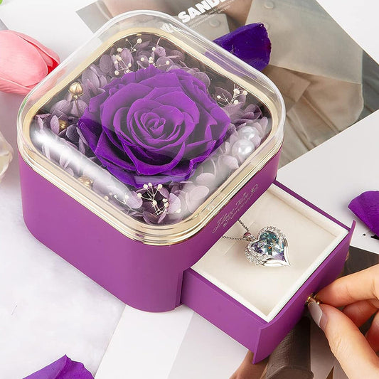 Valentines Day Rose Jewelry Storage Packaging Box Naash