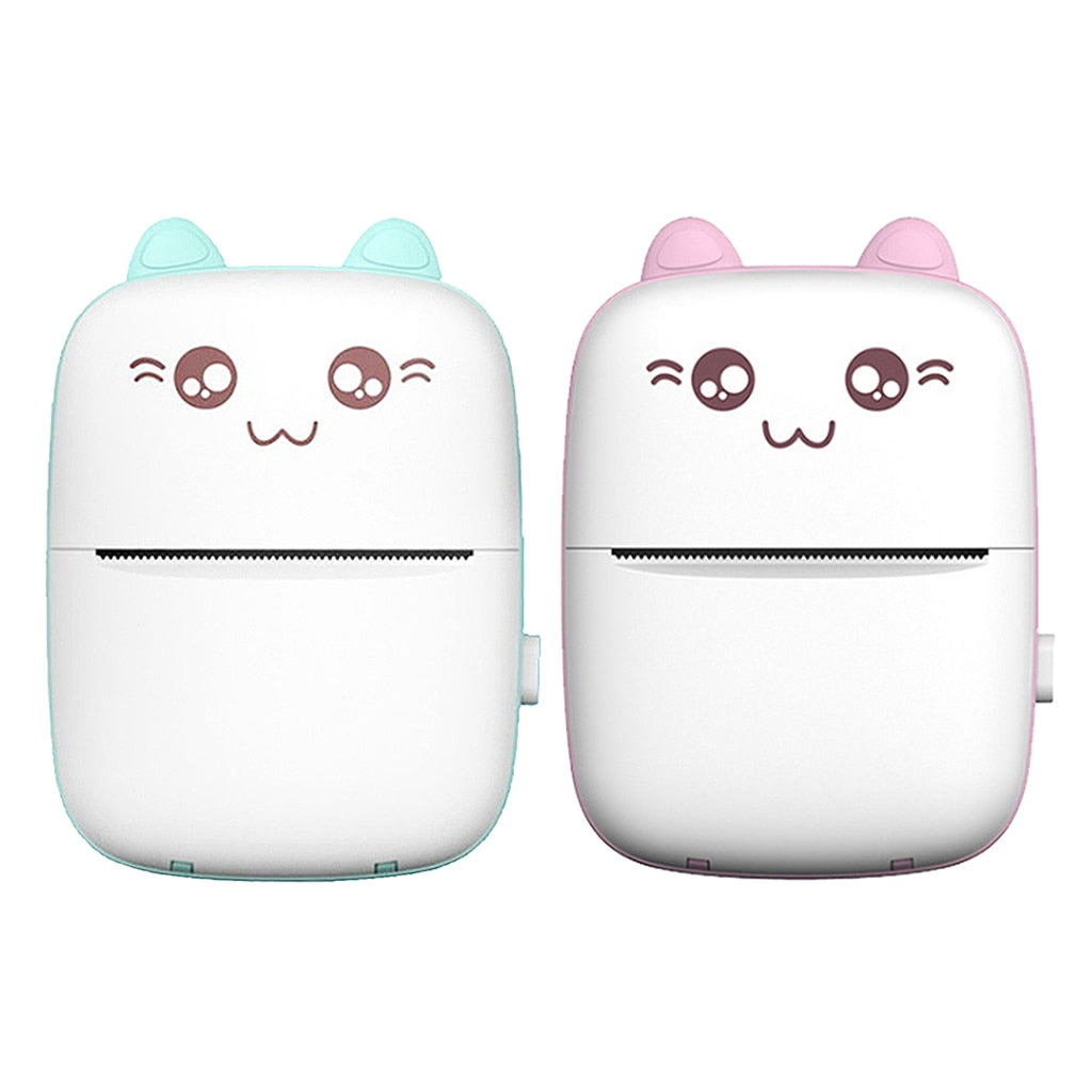 Mini Printer Portable Mini Bluetooth WiFi New Wrong Printer Mobile Phone Photo Title Note Hot Print Pocket Student Error Label Printer Naash