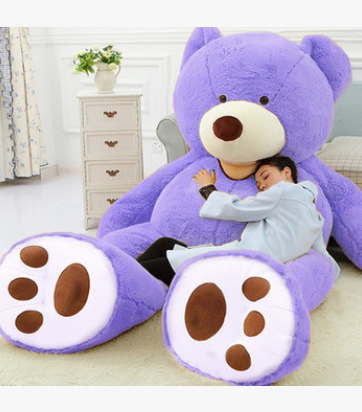 Giant Teddy Bear Plush Toy Huge Soft Toys Leather Shell Naash