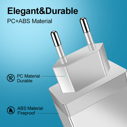 QuadraCharge 4X: Universal High-Speed 4-Port USB Charger Naash