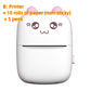 Mini Printer Portable Mini Bluetooth WiFi New Wrong Printer Mobile Phone Photo Title Note Hot Print Pocket Student Error Label Printer Naash