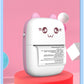 Mini Printer Portable Mini Bluetooth WiFi New Wrong Printer Mobile Phone Photo Title Note Hot Print Pocket Student Error Label Printer Naash