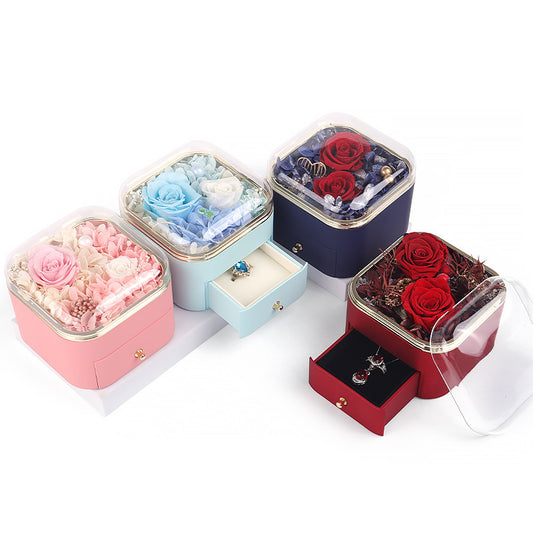 Valentines Day Rose Jewelry Storage Packaging Box Naash