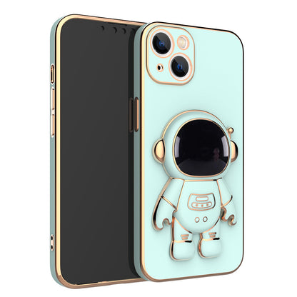 3D Astronaut Phone Case Anti-Drop Electroplating Bracket Naash