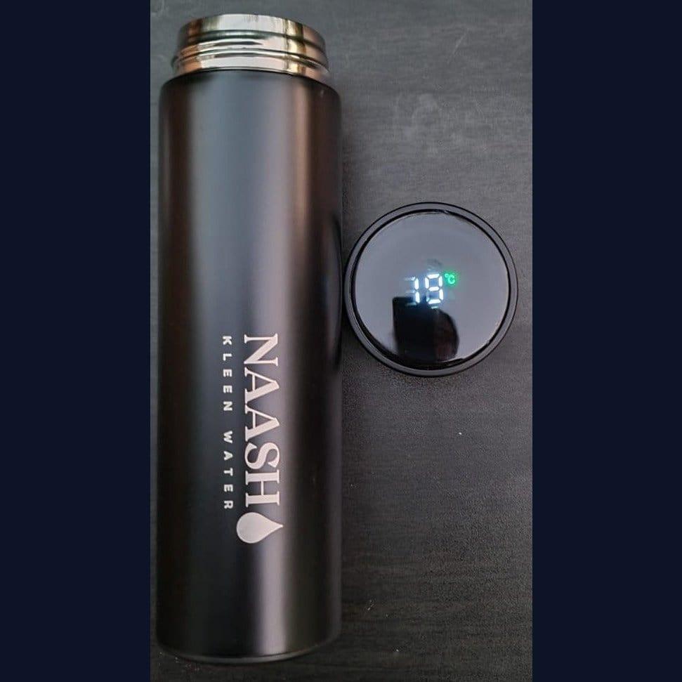 "Thermo-Smart" HydroFlask - Obsidian Black Naash